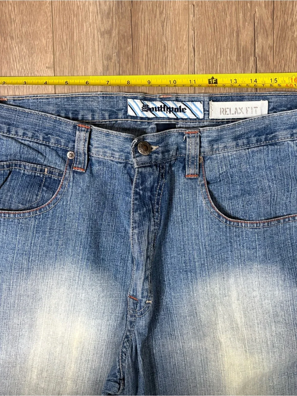 Southpole Jeans men's 36x31 Baggy Fit  Blue Denim Loose Relaxed Vintage Y2K